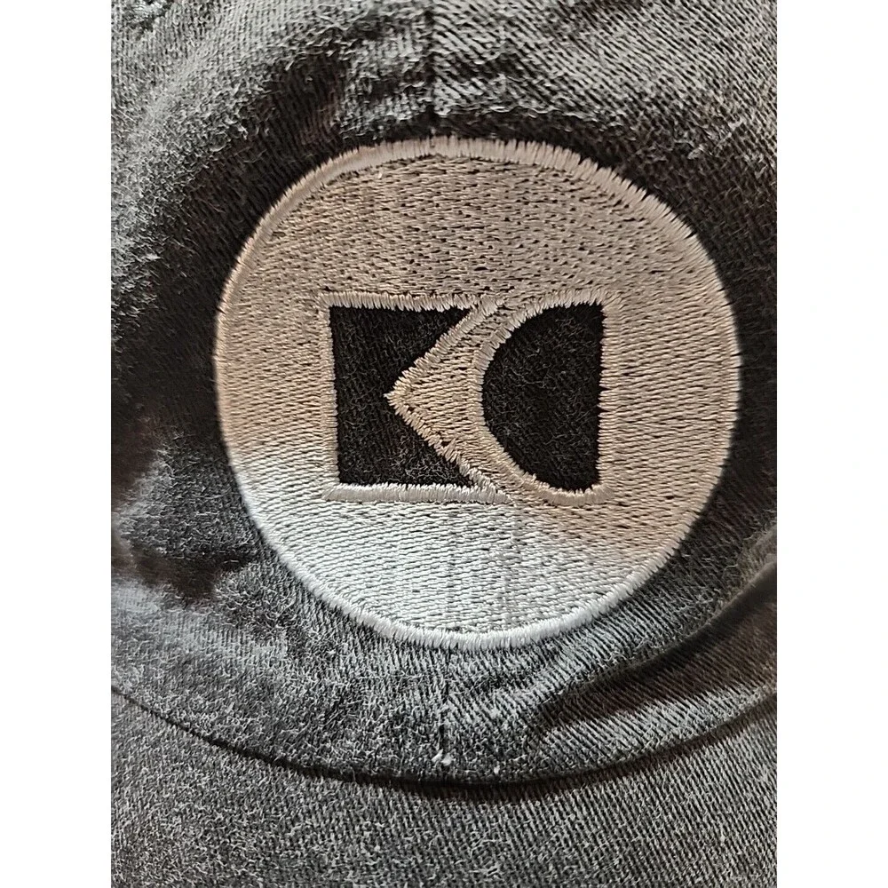 Pinterest‎ Mens Cap Hat Adams GRAY Embroidered Logo Strapback Adjustable Size